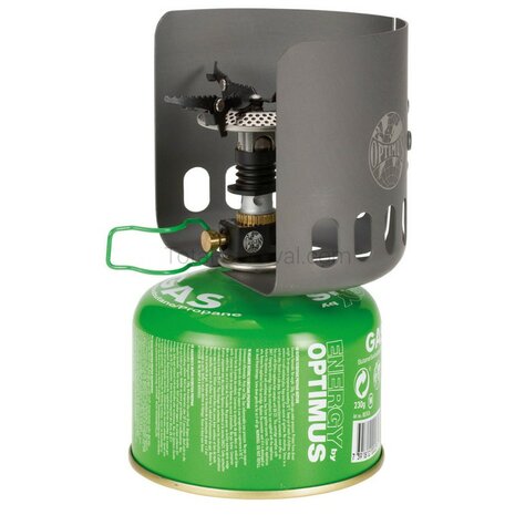 OPTIMUS Clip-on Windschutz f&uuml;r Gaskartuschen