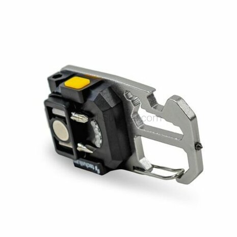 Technik K02 multifunctionele keychain clam pocket LED lamp 400lm COB
