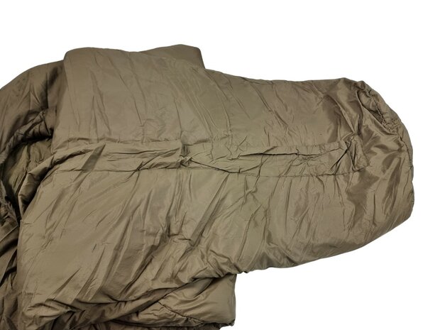 KL landmacht Mummy slaapzak 2-laagse vulling V2, 3 seizoenen, modulair, khaki