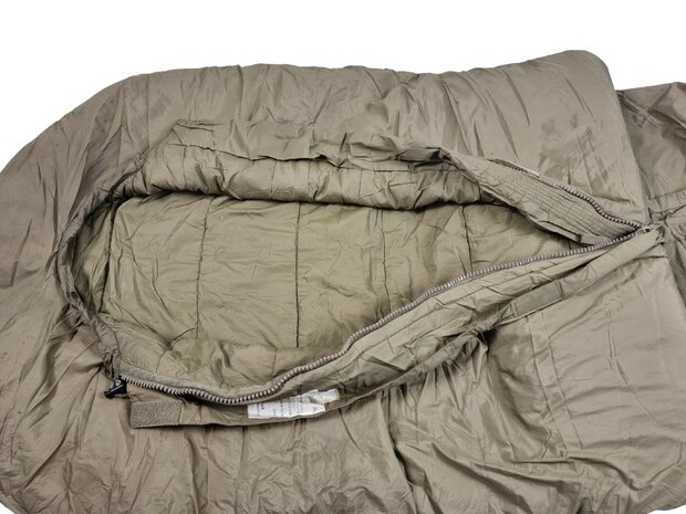 KL landmacht Mummy slaapzak 2-laagse vulling V2, 3 seizoenen, modulair, khaki