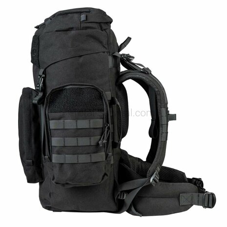 Highlander Pinnacle Bergrucksack mit Seitentaschen, 50 l, schwarz