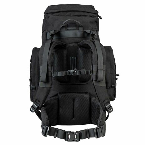 Highlander Pinnacle Bergrucksack mit Seitentaschen, 50 l, schwarz