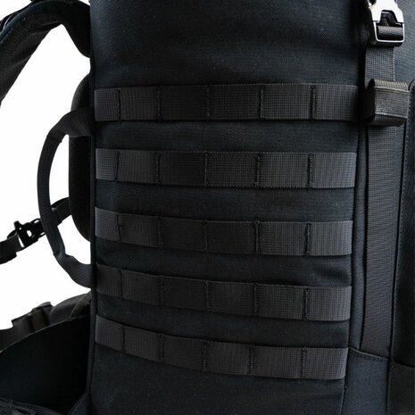 Highlander Pinnacle Bergrucksack mit Seitentaschen, 50 l, schwarz