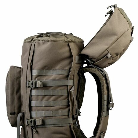 Highlander Pinnacle Bergrucksack mit Seitentaschen, 90 l, Ranger gr&uuml;n
