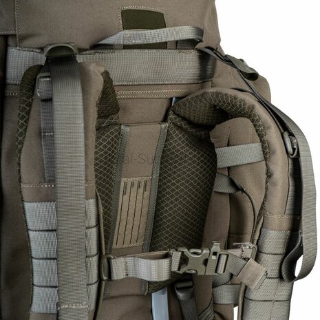 Highlander Pinnacle Bergrucksack mit Seitentaschen, 90 l, Ranger gr&uuml;n
