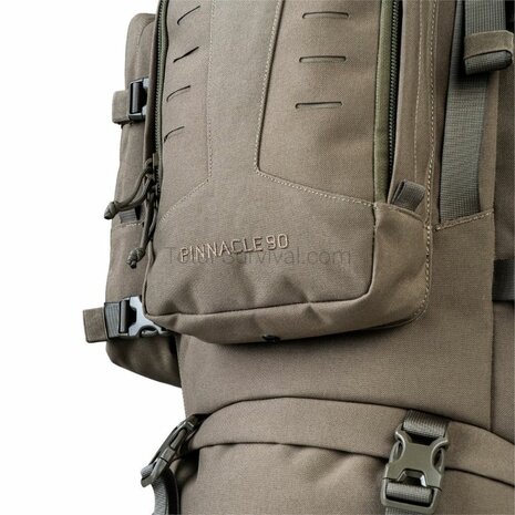 Highlander Pinnacle Bergrucksack mit Seitentaschen, 90 l, Ranger gr&uuml;n