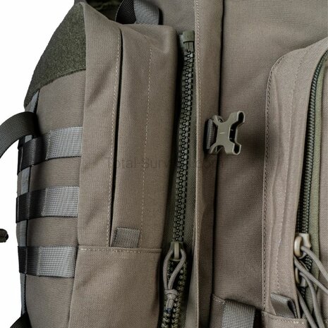 Highlander Pinnacle Bergrucksack mit Seitentaschen, 90 l, Ranger gr&uuml;n