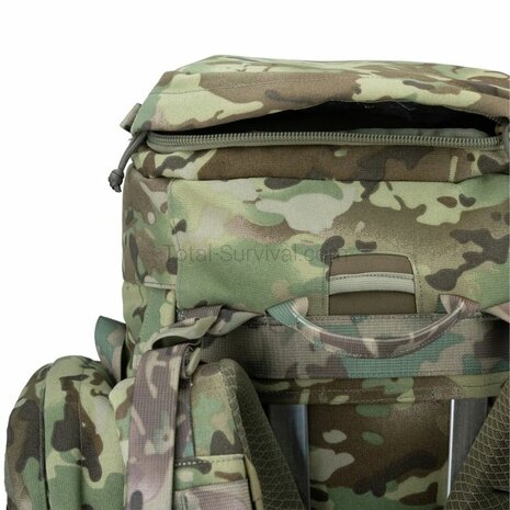 Highlander Pinnacle Bergrucksack mit Seitentaschen, 90 l, HMTC Multicam