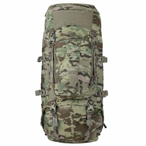 Highlander Pinnacle Bergrucksack mit Seitentaschen, 70 l, HMTC Multicam