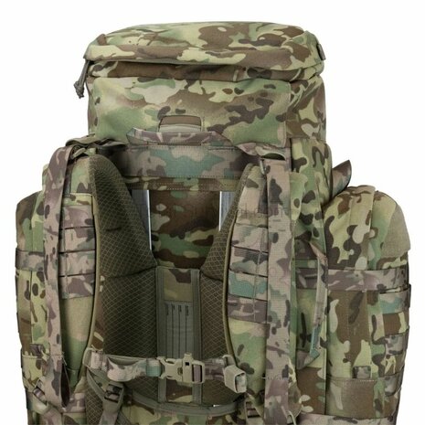 Highlander Pinnacle Bergrucksack mit Seitentaschen, 70 l, HMTC Multicam