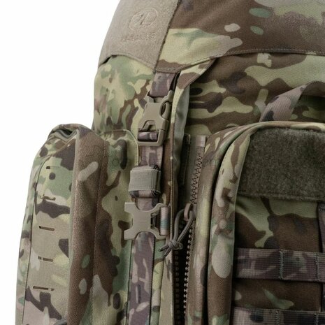 Highlander Pinnacle Bergrucksack mit Seitentaschen, 70 l, HMTC Multicam