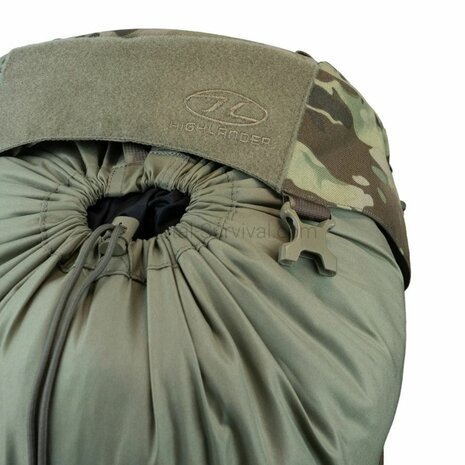 Highlander Pinnacle Bergrucksack mit Seitentaschen, 70 l, HMTC Multicam
