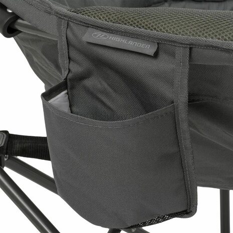 Highlander Balmoral camping klapstoel met rug- en armleuning