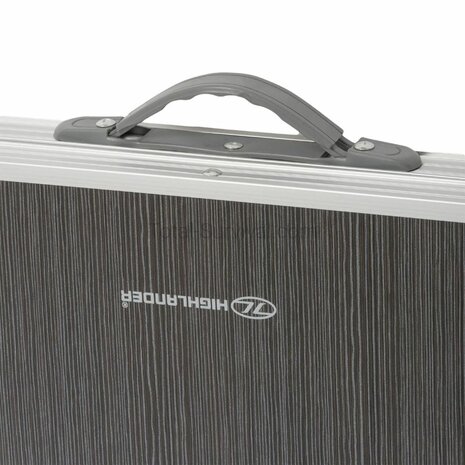 Highlander inklapbare dubbele campingtafel aluminium