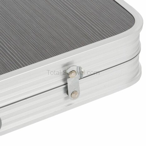 Highlander inklapbare dubbele campingtafel aluminium