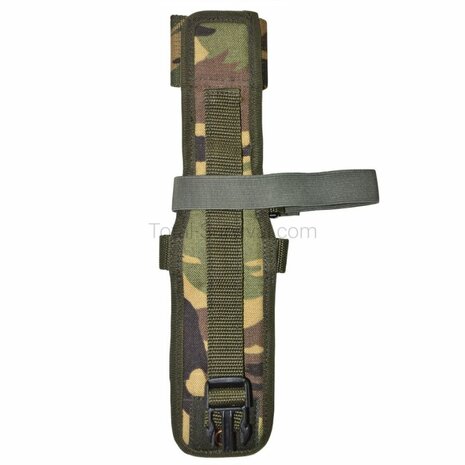 KL landmacht beenholster voor mes of bajonet, Molle, Woodland DPM 