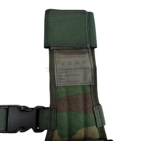 Marinekorps Beinholster f&uuml;r Messer oder Bajonett, Molle, Forest camo