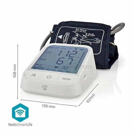 Nedis SmartLife Blood Pressure Monitor