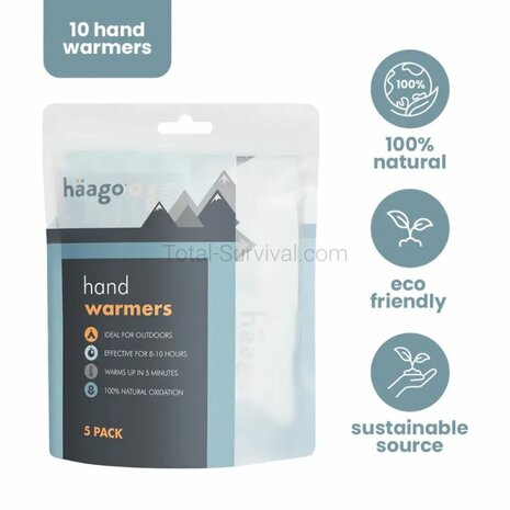 H&auml;ago Handwarmer / Lichaamswarmer CL281,Paar, 5-pack