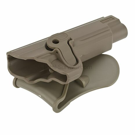 Cytac Paddle-Holster FDE Colt 1911 Rechts, Dark Coyote