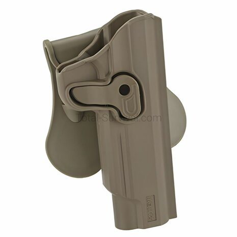 Cytac Paddle-Holster FDE Colt 1911 Rechts, Dark Coyote