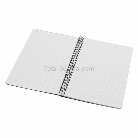 Fosco waterproof notitieboek A5, legergroen