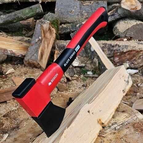 Bison Black Series UX-6 Universal Beil klein, schwarz/rot