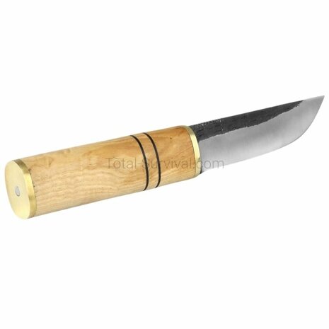 Njord Pelle Puukko Bushcraftmesser feststehende Klinge mit Palisandergriff