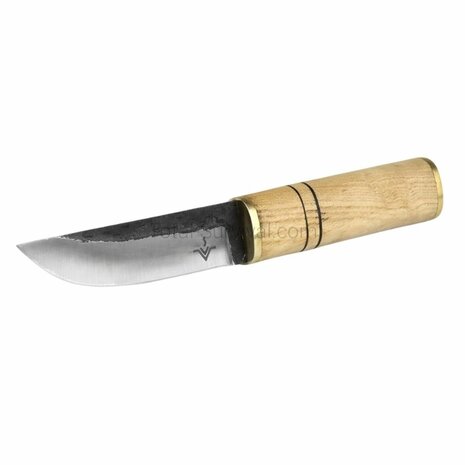Njord Pelle Puukko Bushcraftmesser feststehende Klinge mit Palisandergriff