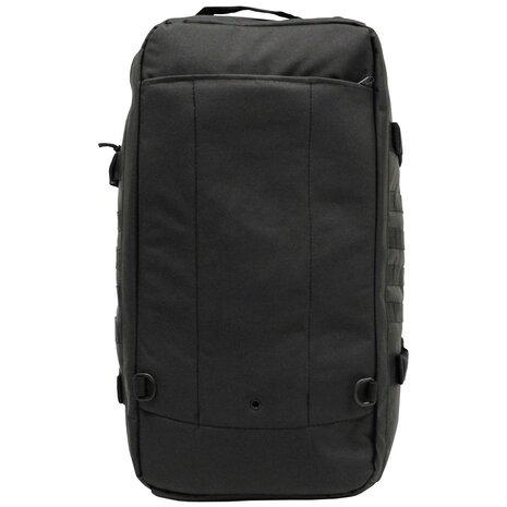 MFH Rucksack Tragetasche Reise mit Kompressionsriemen 50L, schwarz