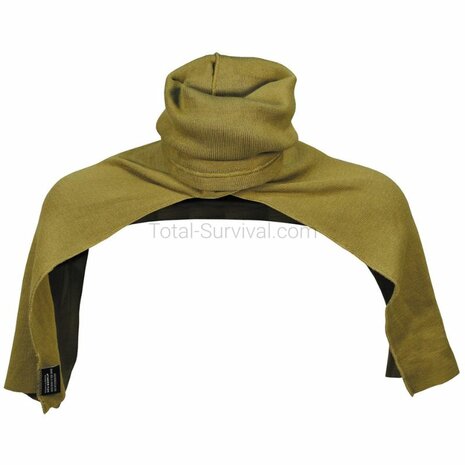 Schlauchschal der holl&auml;ndischen Armee, Koala Wolle/Acryl, khaki