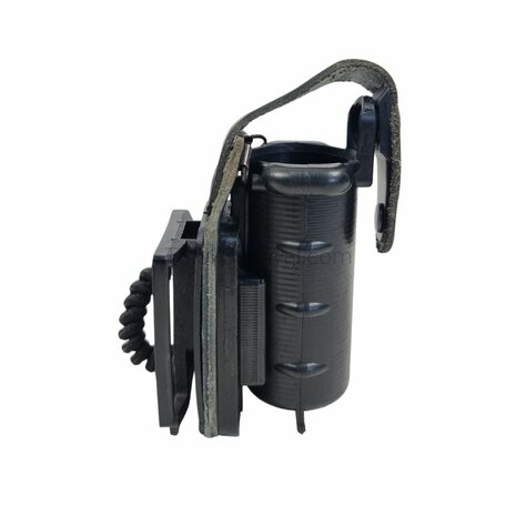 Peter Jones P175 Sprayhouder swivel met Klick Fast (riem)bevestiging, zwart