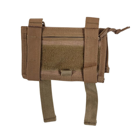 101 Inc Armtasche / Wrist office Molle, rechts, coyote tan