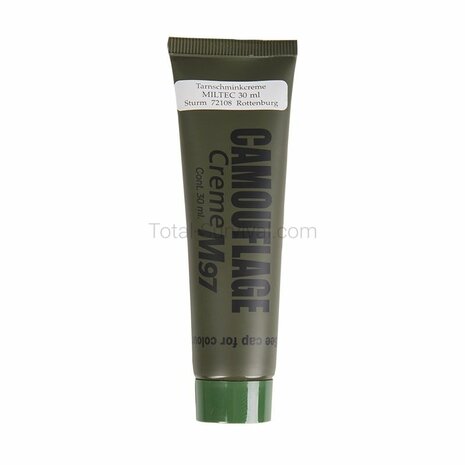 Mil-Tec NATO camo cream tube 30 gr Groen