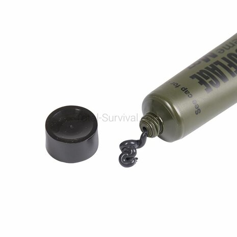 Mil-Tec NATO camo cream tube 30 gr Zwart
