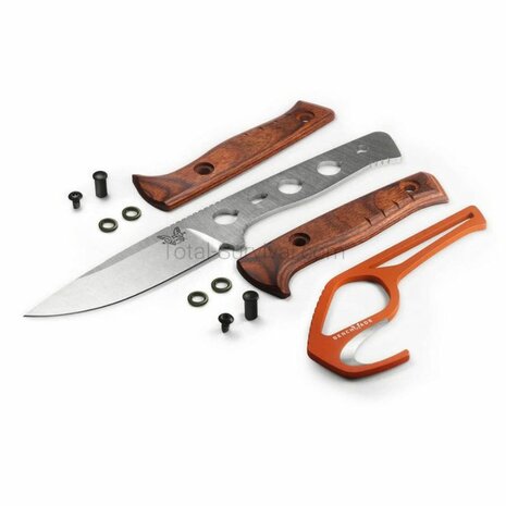 Benchmade Fixed SlipRidge Bushcraft mes Wood Combo