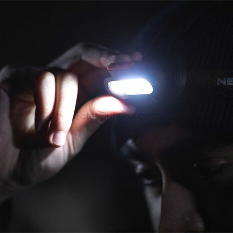 Nebo Einstein 1500 Flex LED hoofdlamp IPX4 2-kleuren oplaadbaar