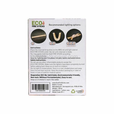 Eco Fire starter Sticks 18 stuks