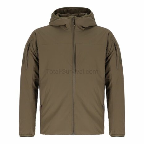 AB lichtgewicht isolatiejas Level 4 ECWCS met PrimaLoft&reg; met capuchon, RAL7013 Ranger groen