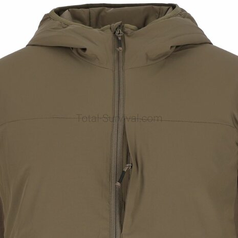 AB lichtgewicht isolatiejas Level 4 ECWCS met PrimaLoft&reg; met capuchon, RAL7013 Ranger groen