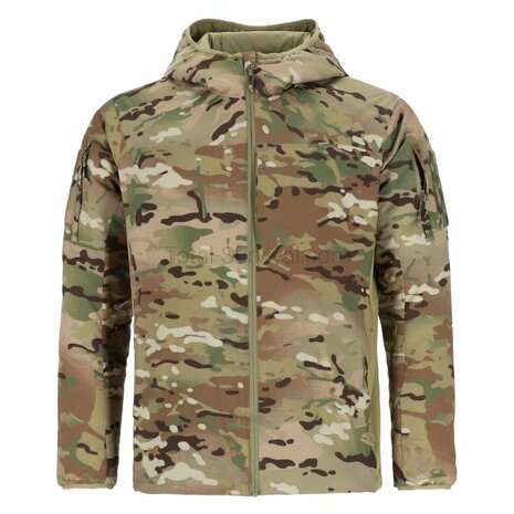 AB lichtgewicht isolatiejas Level 4 ECWCS met PrimaLoft&reg; met capuchon, Multicam