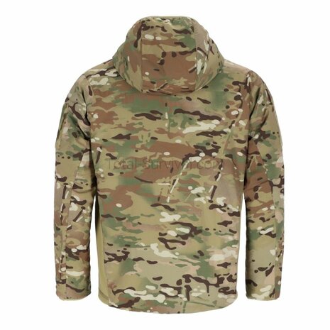 AB lichtgewicht isolatiejas Level 4 ECWCS met PrimaLoft&reg; met capuchon, Multicam