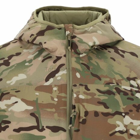 AB lichtgewicht isolatiejas Level 4 ECWCS met PrimaLoft&reg; met capuchon, Multicam