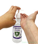 Dr. Brown's Desinfecterende handgel 500ml, 80% alcohol, met dispenser, lavendel