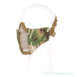 101 Inc Airsoft masque facial nylon / mesh, operation camo