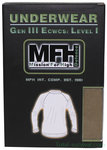 MFH US undershirt, long sleeve, level I, Gen III, black