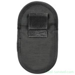 Porte-menottes Police britanique avec fixation de ceinture, nylon, noir