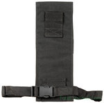 Étui de transport de la police britannique pour extincteur compact avec ceinture et support de jambe, nylon, noir