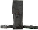 Étui de transport de la police britannique pour extincteur compact avec ceinture et support de jambe, nylon, noir