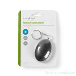 Nedis personal alarm, black